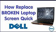 How to Replace FIX Broken Dell Laptop SCREEN (XPS G15 Inspiron 15 3000 5000 13 16 Plus Latitude LCD)