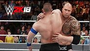 WWE 2K18 - The Rock ROCK BOTTOM Compilation!