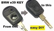 EASY BMW E39 Old Key DIY repair tutorial