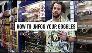 How to Defog Your Ski Goggles