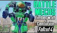 Fallout 4 - BATTLE MECH UPDATE - Timberwolf & Centurion New Mechs - Mechout4 23rd Century Combat
