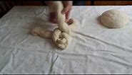 RECEPT: kruhova pletenica (oblikovanje)