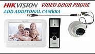 Hikvision Analog Video Door phone connect Analog HD Camera & View on Indoor Station screen