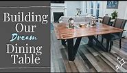 Building Our Dream Square Dining Table