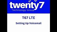 T67: How to set up Voicemail on the Yealink T67 LTE device on Verizon OneTalk