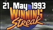 Winning Streak | 21 May 1993 | RTE1