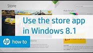 Using the Store App in Windows 8.1 for HP Computers | HP Computers | HP