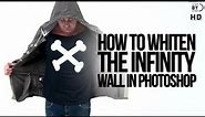 How to whiten the infinity wall in photoshop