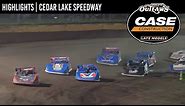 World of Outlaws CASE Late Models | Cedar Lake Speedway | August 5th | HIGHLIGHTS