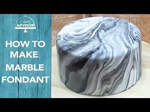 How to make marble fondant cake by Cake Advisor