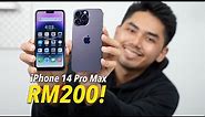 Beli iPhone 14 Pro Max Dengan Harga RM200!