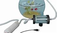 Electric Aquarium Gravel Cleaners USB Pump Quick Low Water Level Water Changer Aquarium Siphon Vacuum Cleaner with 5M(16.5FT) and Filter for Fish & Turtle Tank(not Include Tank & Fish)