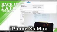 How to Back Up Data on iPhone Xs Max - iTunes Backup