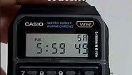 How to set time on a Casio Calculator Watch? DIY easy to do in less than 30 seconds!