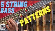 7 Useful 5 String Bass Patterns