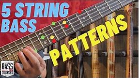 7 Useful 5 String Bass Patterns