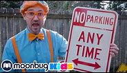 Blippi Learns About Street Signs | Explore with BLIPPI!!! | Educational Videos for Toddlers