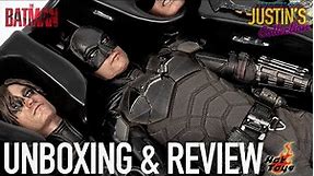 Hot Toys The Batman, Bat-Signal & Batcycle Unboxing & Review