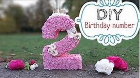 How to make birthday number 2 | pinata | party decoration ideas