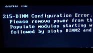 SOLVED: How to Fix 215-DIMM Configuration Error on Computer