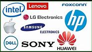 Top 10 Electronics Companies in the World by Revenue 2021 | List of Top Electronics Brands