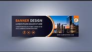 Professional Website Banner Design - Adobe Photoshop Tutorial