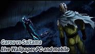 Cosmic Garou vs Saitama - One Punch Man [ Live Wallpaper Engine ] PC💻 + Mobile📱 || Animation