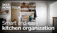 Smart & Easy Kitchen Storage & Organization - IKEA Home Tour