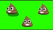 Poop Emoji - Green Screen [FREE USE]