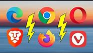 Top 6 Browsers | Browser Benchmark Test | Chrome Vs Firefox Vs Edge Opera Vs Brave Vs Vivaldi