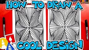 How To Draw A 3D Abstract Design - Art For Kids Hub -
