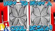 How To Draw A 3D Abstract Design - Art For Kids Hub -