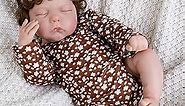 Real Life Reborn Baby Dolls Girl-20- Inch Adorable Reborn Baby Dolls Soft Body Realistic Newborn Baby Handmade Cloth Body Baby Dolls with Baby Doll Accessories for Kids Age 3+