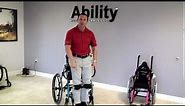 Jed Golding Reviews Lifestand Helium - Ultralight Standing Frame Manual Wheelchair