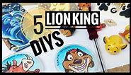 5 Lion King DIY ideas - Easy Craft Tutorials!