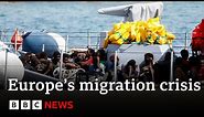Migration will overwhelm Europe unless EU finds solution, says Italy's PM - BBC News