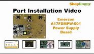 Popular Emerson A17FDMPW-001 Power Supply Unit (PSU) Boards Replacement Guide for LCD TV Repair