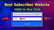How To Get Free Subscribers On YouTube - 2023