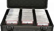 Graded Card Storage Box - Premium Sports Card Display Case for Graded Sports Cards