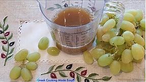How to prepare homemade Grape Must (Moustos) - Σπιτικός Μούστος