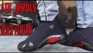 AIR JORDAN 14 BLACK FERARRI REVIEW AND ON FOOT IN 4K