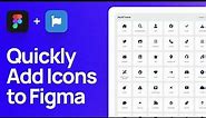 How to Quickly Add Icons to Figma with Font Awesome | Add Icons and Logos to Figma Tutorial