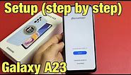 Galaxy A23: How to Setup for Beginners (step by step)