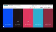 How to use Coolors.co to generate your color palette