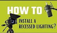 How to install a recessed lighting on your suspended ceiling? | Embassy Ceiling