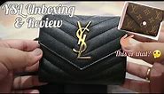Saint Laurent Monogram Trifold Wallet Unboxing & Review | LV Victorine look a like | How I pack | PH