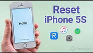 How to Reset iPhone 5S with or without iTunes (4Ways)