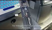 Take a look at the printing test of Videojet 1510 inkjet printer!