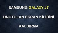 Samsung Galaxy j7 Şifre Kırma