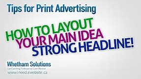 Tips for Print Advertising - Ideas for Print Ads